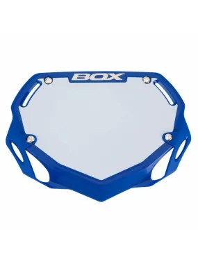 Box Two Number Plate Blue